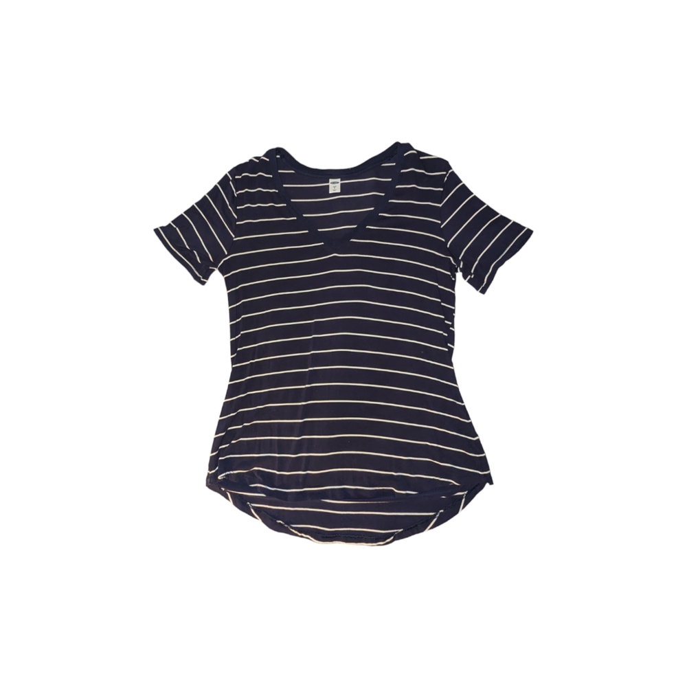 NWOT Old Navy Striped V-Neck Size Small